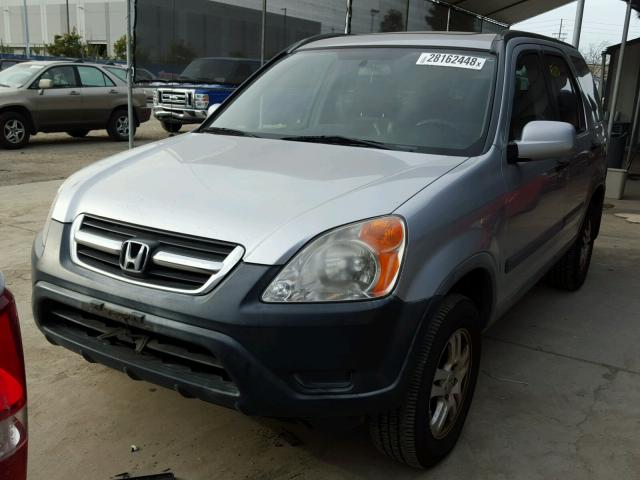 JHLRD78884C030739 - 2004 HONDA CR-V EX SILVER photo 2