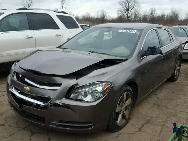 1G1ZC5E15BF196930 - 2011 CHEVROLET MALIBU 1LT BROWN photo 2