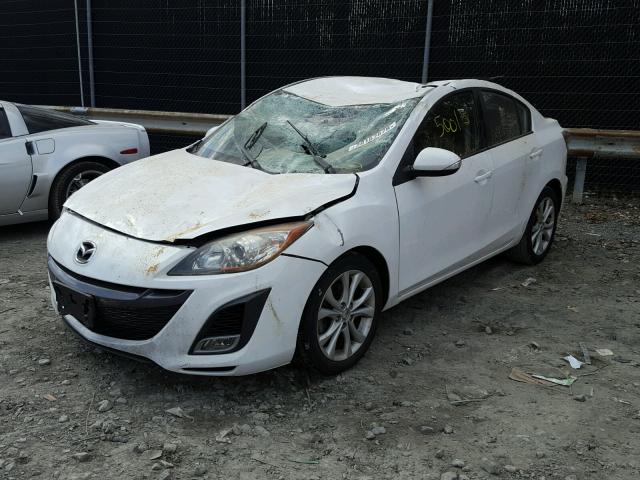 JM1BL1S6XA1227781 - 2010 MAZDA 3 S WHITE photo 2