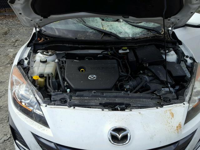 JM1BL1S6XA1227781 - 2010 MAZDA 3 S WHITE photo 7