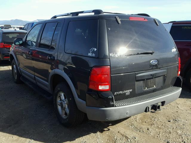 1FMZU73E82ZA70822 - 2002 FORD EXPLORER X BLACK photo 3