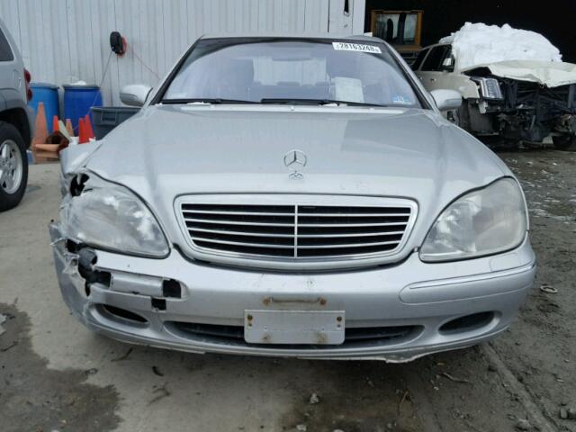 WDBNG70J51A166902 - 2001 MERCEDES-BENZ S 430 SILVER photo 9