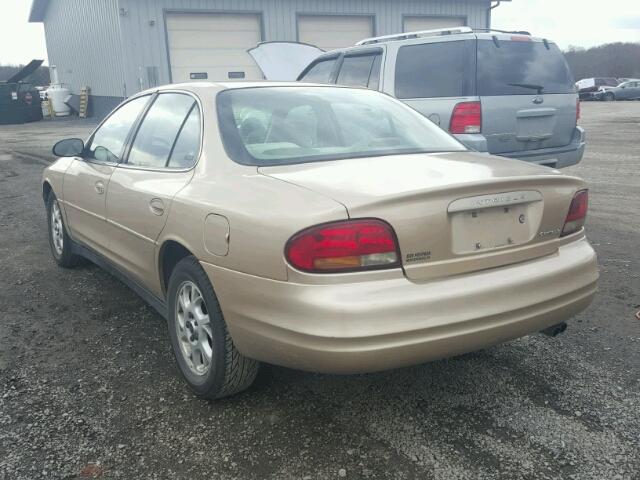 1G3WH52H01F264305 - 2001 OLDSMOBILE INTRIGUE G GOLD photo 3