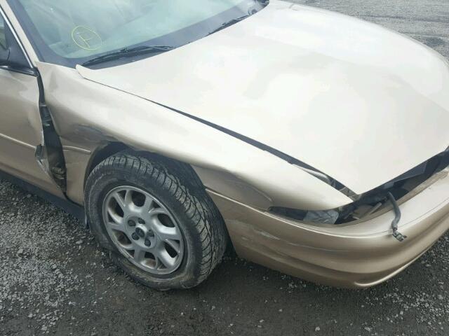 1G3WH52H01F264305 - 2001 OLDSMOBILE INTRIGUE G GOLD photo 9