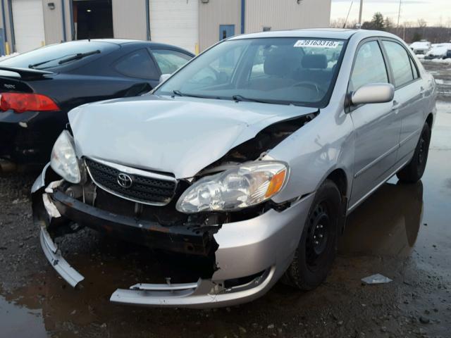 2T1BR32E85C504124 - 2005 TOYOTA COROLLA CE SILVER photo 2