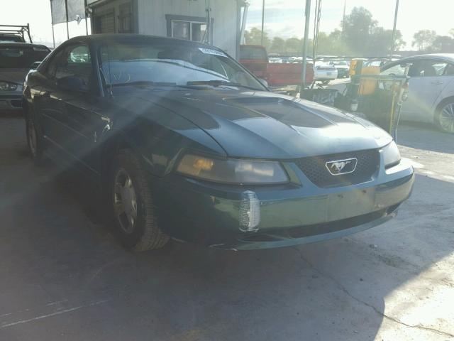 1FAFP40441F235313 - 2001 FORD MUSTANG GREEN photo 1