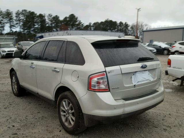 2FMDK39C97BB62966 - 2007 FORD EDGE SEL P WHITE photo 3