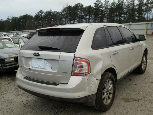 2FMDK39C97BB62966 - 2007 FORD EDGE SEL P WHITE photo 4