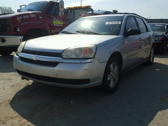 1G1ZT628X5F276557 - 2005 CHEVROLET MALIBU MAX 银色 照片 2