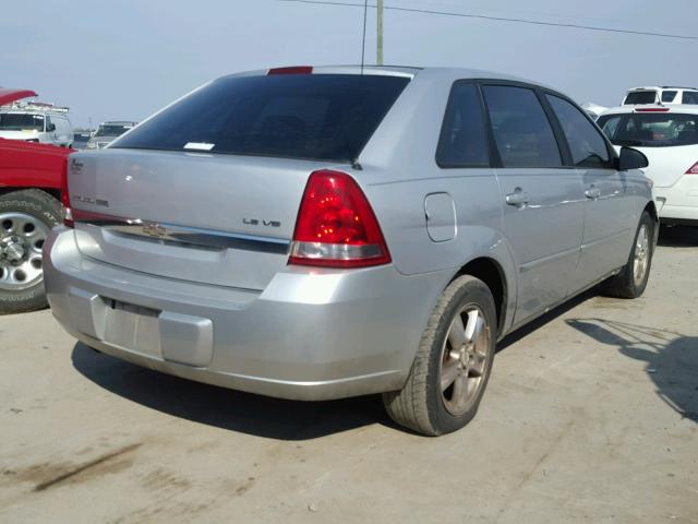 1G1ZT628X5F276557 - 2005 CHEVROLET MALIBU MAX 银色 照片 4
