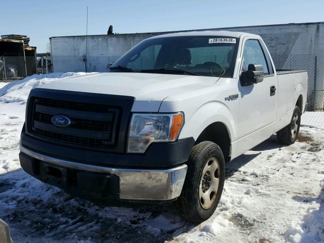 1FTMF1CM5DKF32391 - 2013 FORD F150 WHITE photo 2