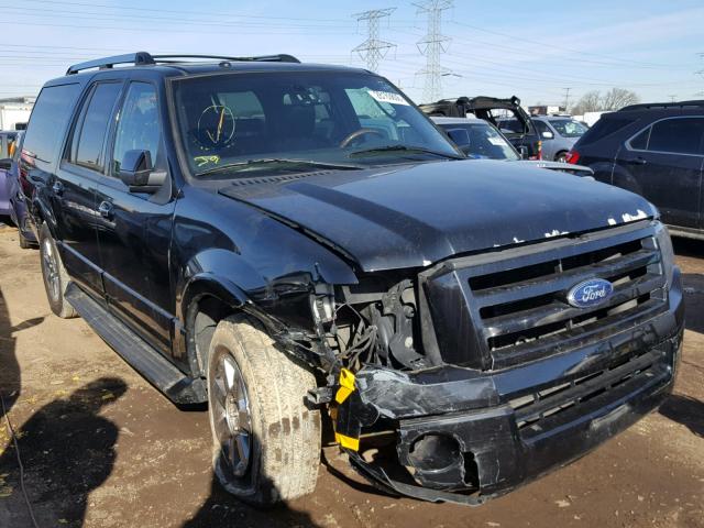 1FMFK20559EB07083 - 2009 FORD EXPEDITION BLACK photo 1