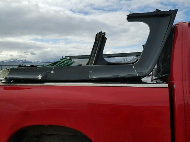 3D7KS28A88G195662 - 2008 DODGE RAM 2500 S RED photo 9