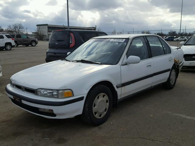 1HGCB7655MA065995 - 1991 HONDA ACCORD LX WHITE photo 2