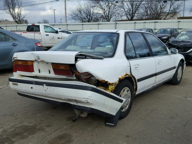 1HGCB7655MA065995 - 1991 HONDA ACCORD LX WHITE photo 4