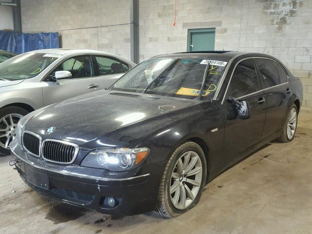 WBAHN835X8DT82467 - 2008 BMW 750 LI BLACK photo 2