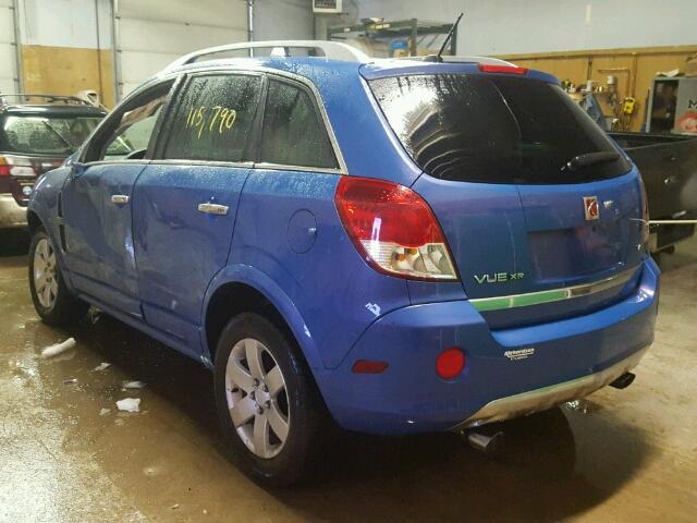 3GSCL53738S698610 - 2008 SATURN VUE XR BLUE photo 3