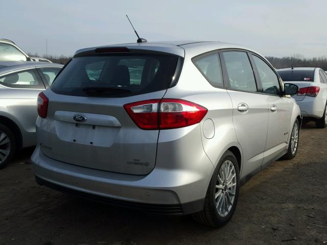 1FADP5AU3EL507711 - 2014 FORD C-MAX SE SILVER photo 4