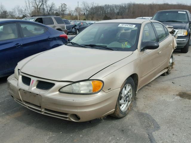 1G2NF52E44M550282 - 2004 PONTIAC GRAND AM S 金色 照片 2