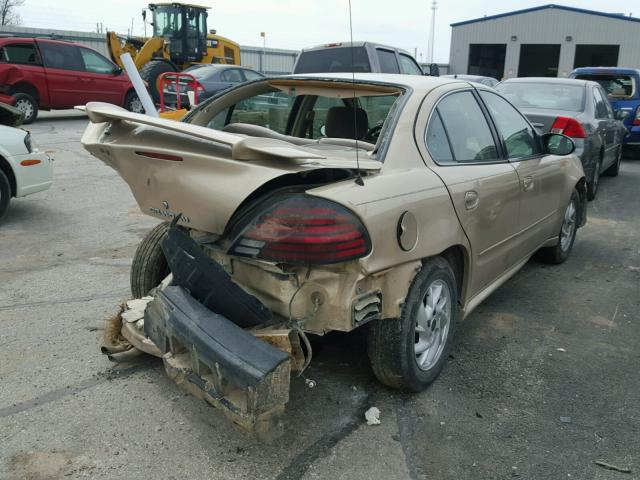 1G2NF52E44M550282 - 2004 PONTIAC GRAND AM S 金色 照片 4