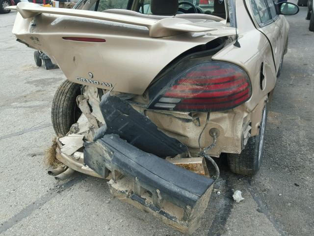 1G2NF52E44M550282 - 2004 PONTIAC GRAND AM S 金色 照片 9