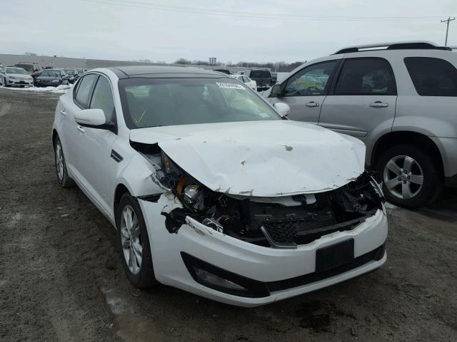 5XXGN4A75CG086833 - 2012 KIA OPTIMA EX WHITE photo 1