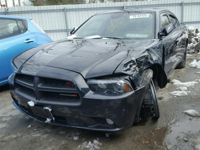 2C3CDXDT1EH138278 - 2014 DODGE CHARGER R/ BLACK photo 2