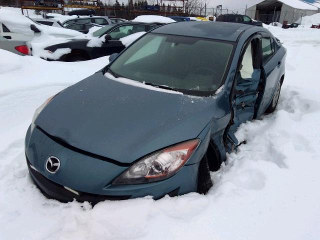 JM1BL1UF0B1495561 - 2011 MAZDA 3 I BLUE photo 2