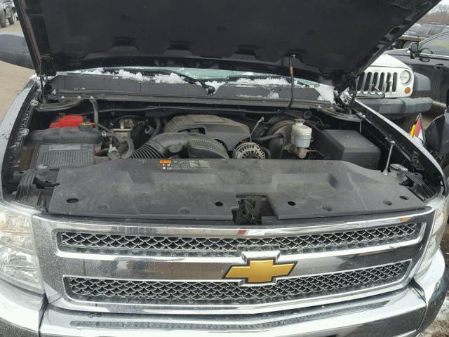 1GCNKSE07CZ190500 - 2012 CHEVROLET SILVERADO BLACK photo 7