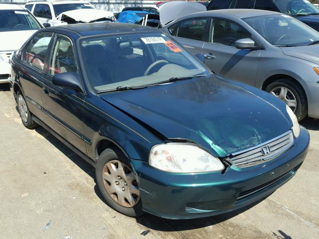 2HGEJ6614YH505537 - 2000 HONDA CIVIC BASE 绿色 照片 1
