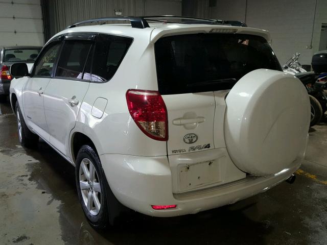 JTMBD31V285143295 - 2008 TOYOTA RAV4 LIMIT WHITE photo 3