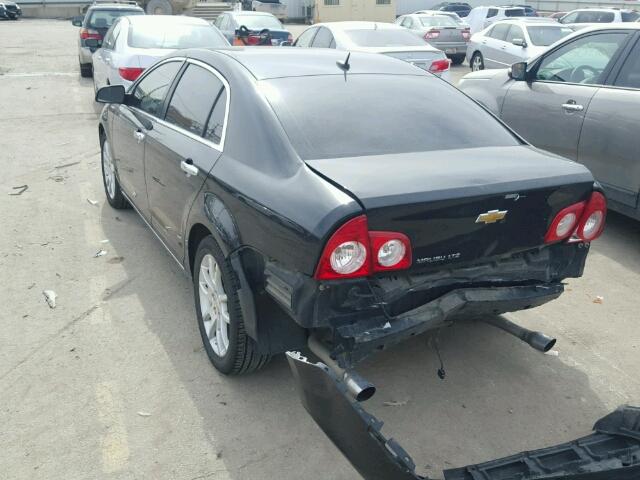 1G1ZE5E70BF380817 - 2011 CHEVROLET MALIBU LTZ 黑色 照片 3