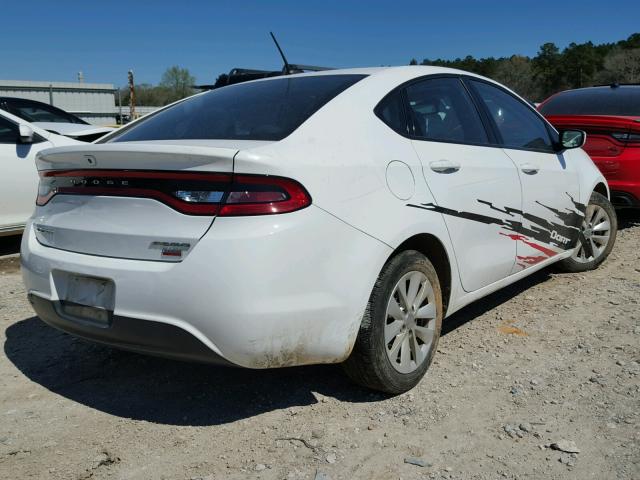 1C3CDFDH3FD182612 - 2015 DODGE DART SE AE WHITE photo 4