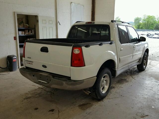 1FMZU67E62UC75542 - 2002 FORD EXPLORER S WHITE photo 4