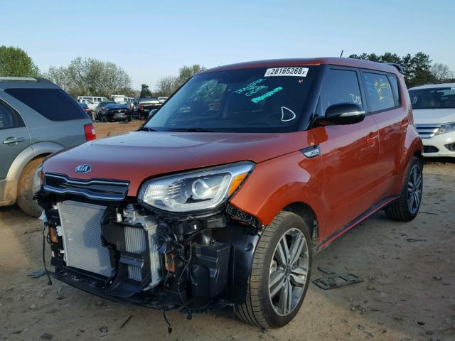 KNDJX3AAXJ7555099 - 2018 KIA SOUL ! ORANGE photo 2