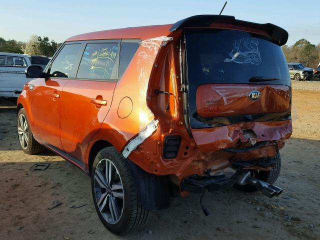 KNDJX3AAXJ7555099 - 2018 KIA SOUL ! ORANGE photo 3