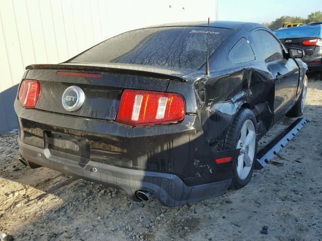 1ZVBP8CF5C5277704 - 2012 FORD MUSTANG GT BLACK photo 4