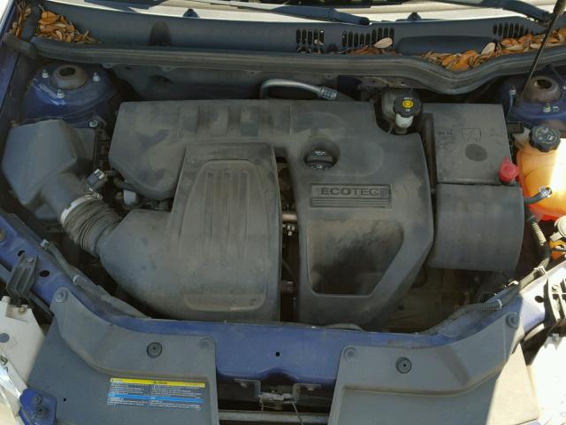 1G1AK15F177310363 - 2007 CHEVROLET COBALT LS BLUE photo 7