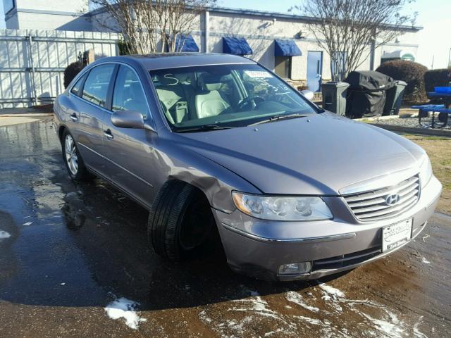 KMHFC46F46A108981 - 2006 HYUNDAI AZERA SE GRAY photo 1