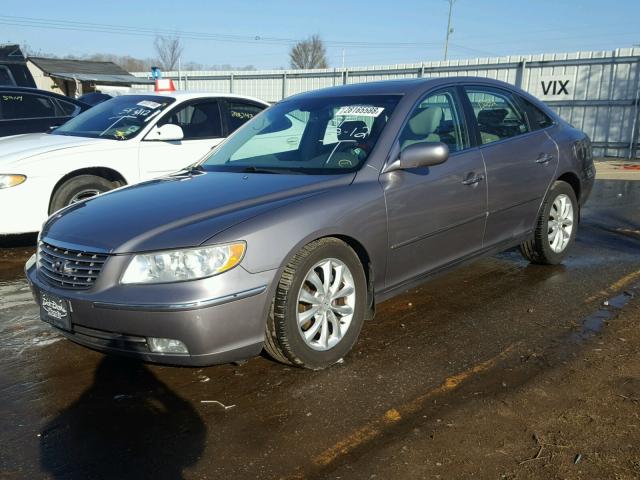 KMHFC46F46A108981 - 2006 HYUNDAI AZERA SE GRAY photo 2