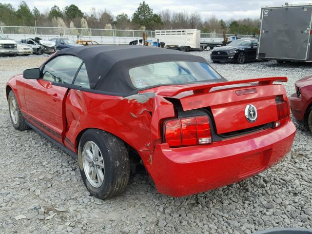 1ZVFT84N165130545 - 2006 FORD MUSTANG RED photo 3