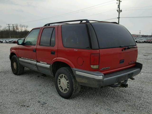 1GKDT13W2V2526354 - 1997 GMC JIMMY RED photo 3