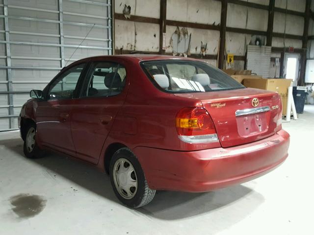 JTDBT123935053459 - 2003 TOYOTA ECHO RED photo 3