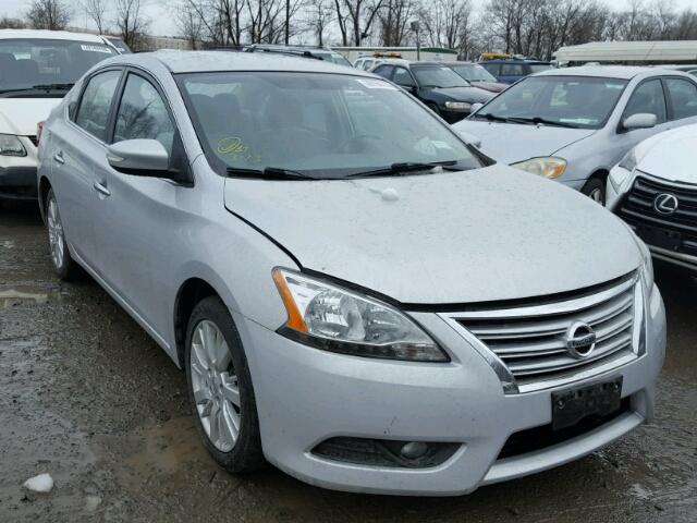 3N1AB7AP9DL688868 - 2013 NISSAN SENTRA S SILVER photo 1