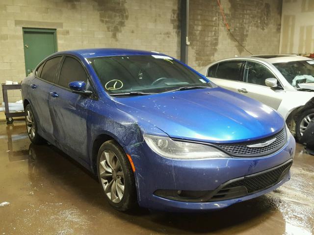 1C3CCCBB6FN713344 - 2015 CHRYSLER 200 S BLUE photo 1