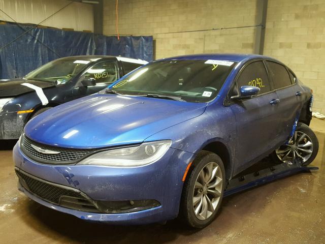 1C3CCCBB6FN713344 - 2015 CHRYSLER 200 S BLUE photo 2