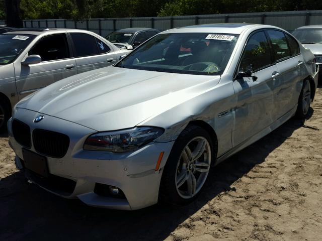 WBAXA5C53ED690310 - 2014 BMW 535 D SILVER photo 2