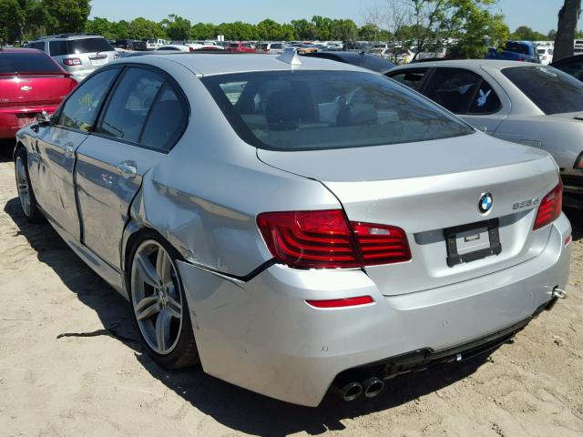 WBAXA5C53ED690310 - 2014 BMW 535 D SILVER photo 3