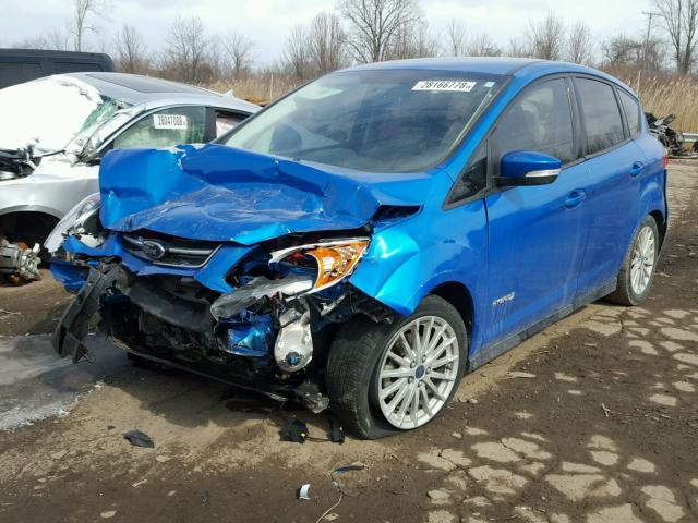 1FADP5AU2DL552279 - 2013 FORD C-MAX SE BLUE photo 2