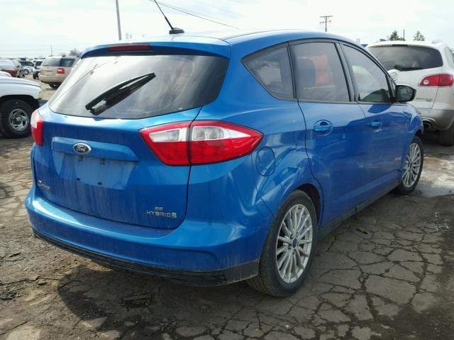 1FADP5AU2DL552279 - 2013 FORD C-MAX SE BLUE photo 4